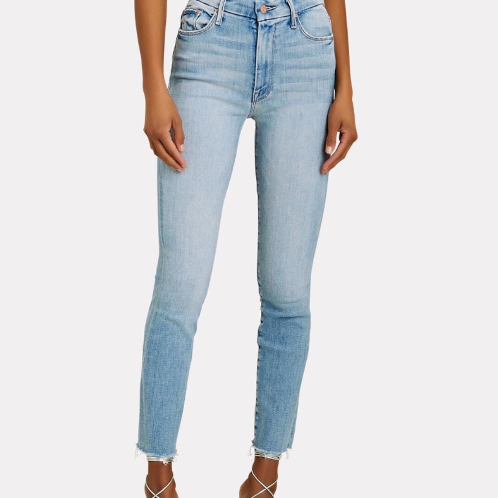 MOTHER The Looker Ankle Fray Wink